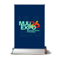 Desktop rollup stand 12x17